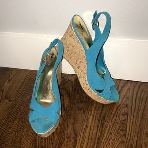 Blue wedges